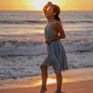 Bnwt Jacquemus la petite robe belleza dress blue